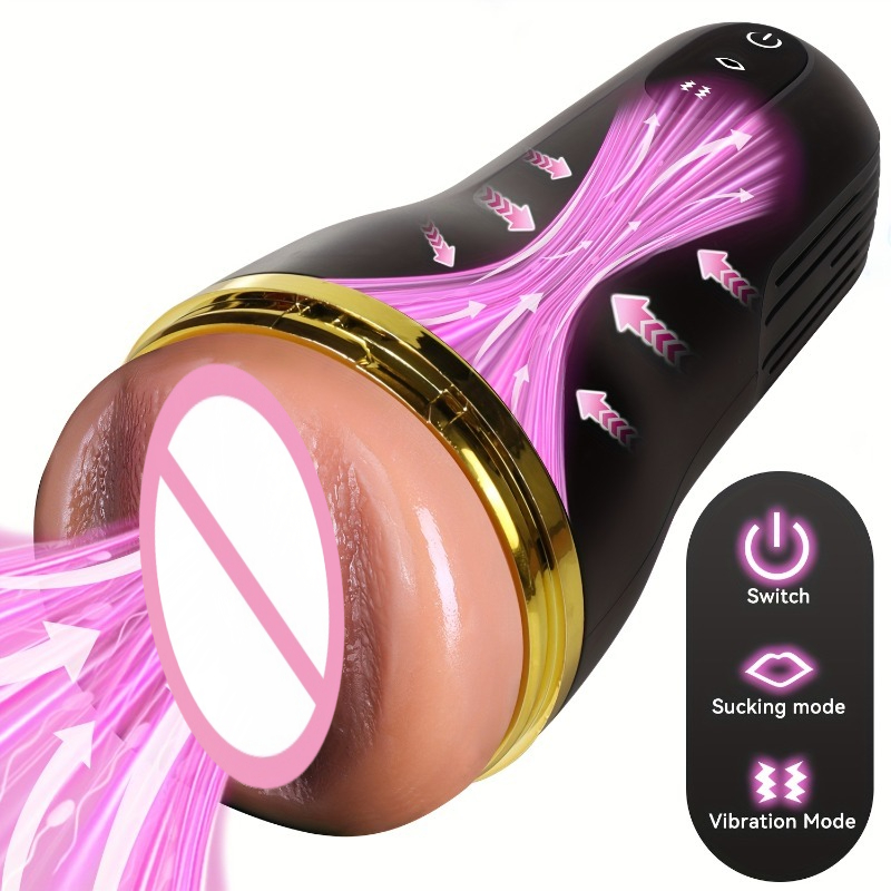 Men'S Vegan Accessories - Automatic Male Masturbator Cup Realistic Vaginal
