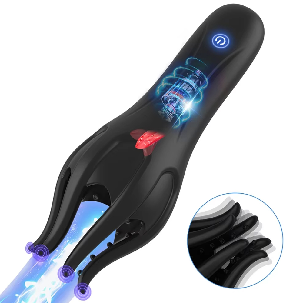 Men'S Vegan Accessories - Masturbator for Men Glans Vibrating Tongue