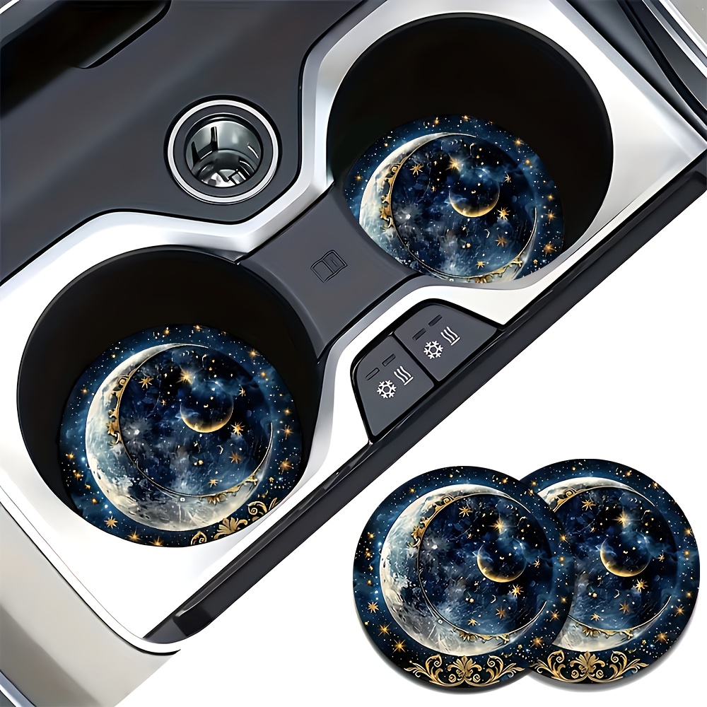 2pcs Starry Night Moon Car Cup - огляд і ціна Men Accessories Elegant