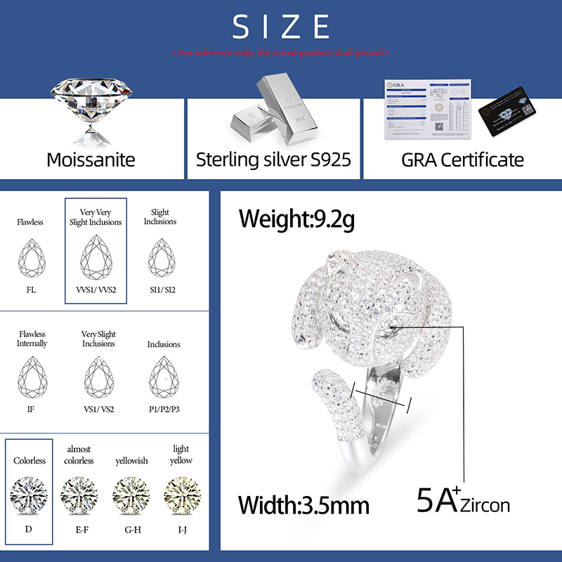 Sparkling Moissanite Diamond C - огляд і ціна Men Accessories Wedding
