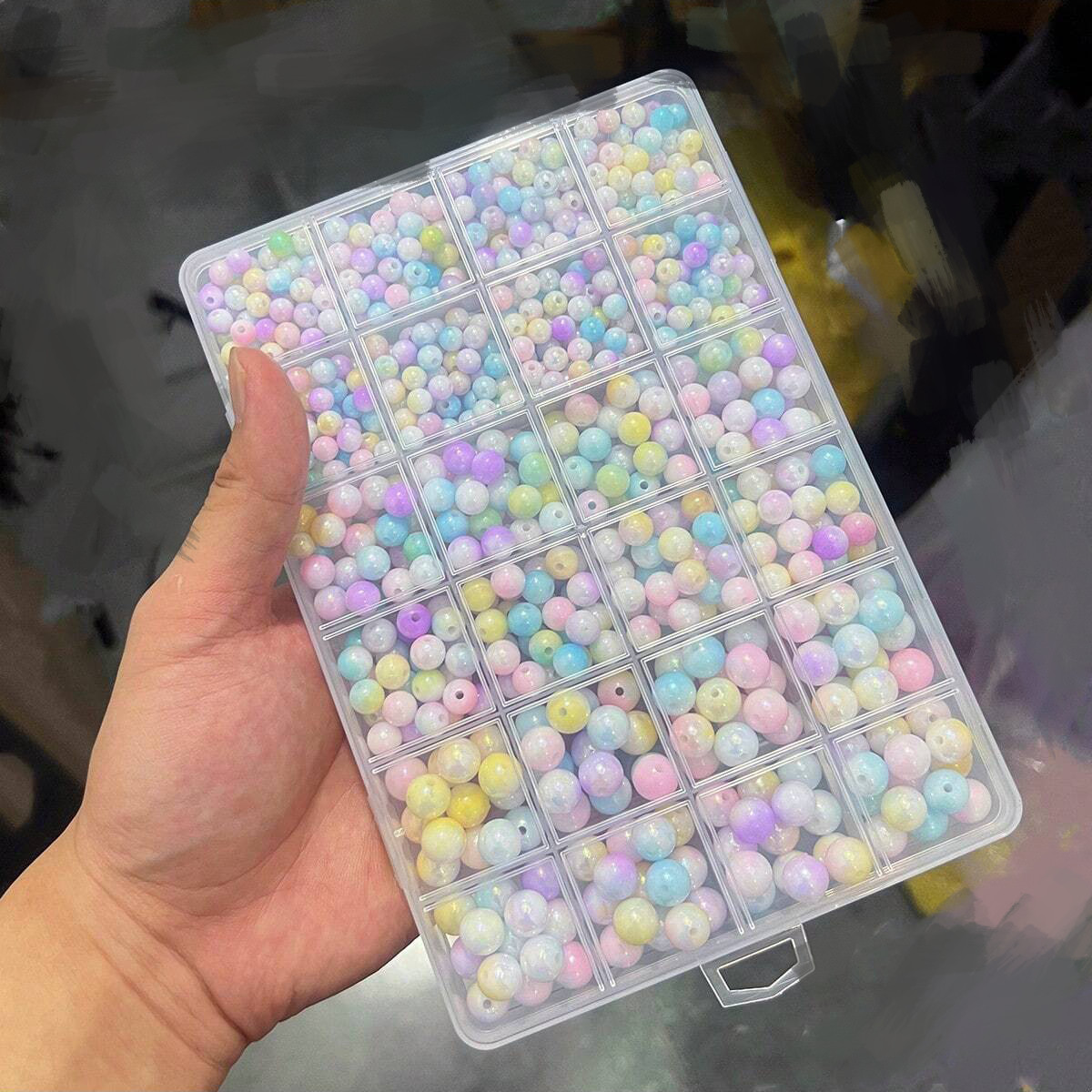 800pcs/24 grid set box 6mm/8mm - огляд і ціна Men Accessories Wedding