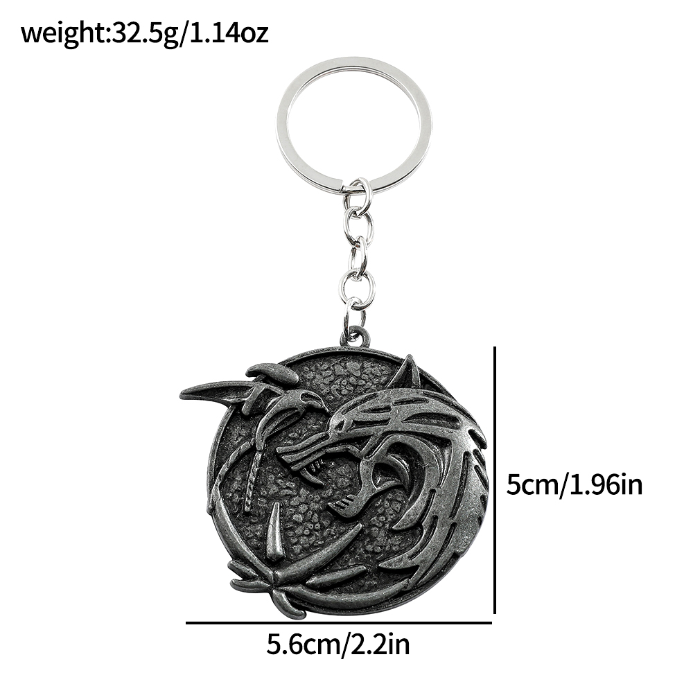 Vintage Wolf Head Keychain Gam - огляд і ціна Men Accessories Pendant