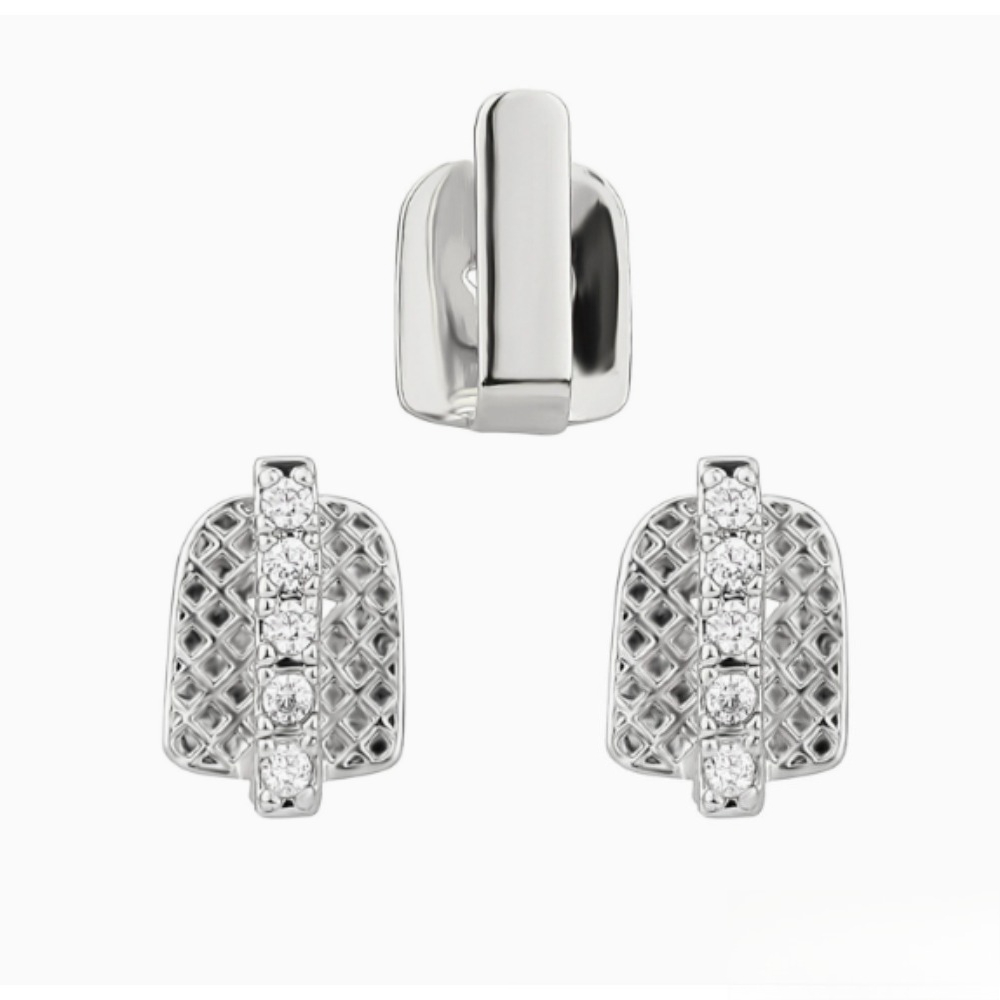 Gold Silver Plated  Iced Out T - огляд і ціна Men Accessories In Silver