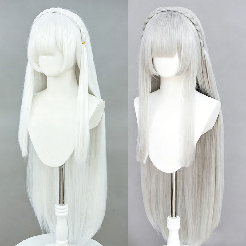 Anime Re:Zero Emilia Cosplay W - огляд і ціна Men Accessories In Silver