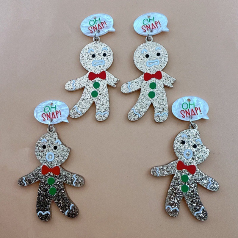 10pcs Cute Christmas Gingerbre - огляд і ціна Men Accessories Jewelry