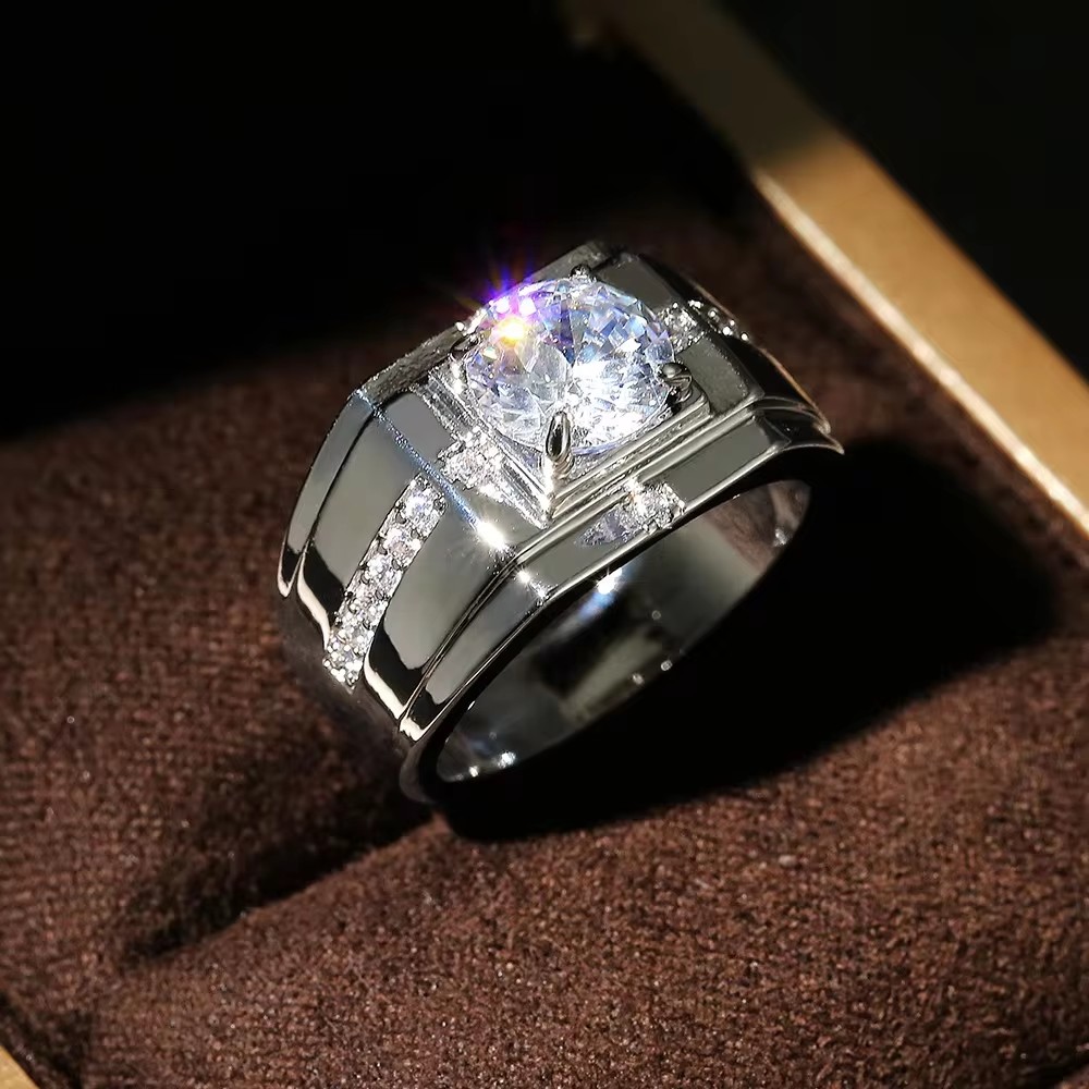 Huitan Gorgeous Men Wedding Ri - огляд і ціна Men'S Accessories Jewelry Brands