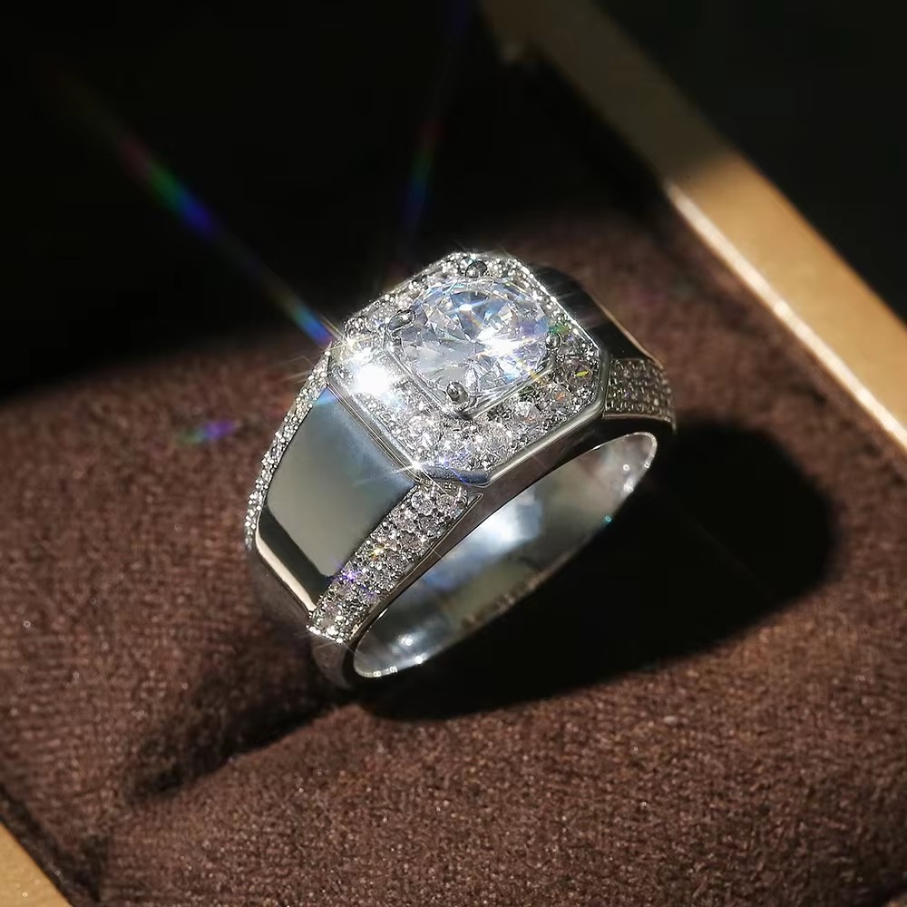 Huitan Gorgeous Men Wedding Ri - огляд і ціна Men'S Accessories Jewelry Brands