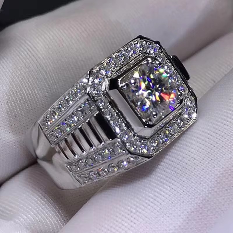 Huitan Gorgeous Men Wedding Ri - огляд і ціна Men'S Accessories Jewelry Brands