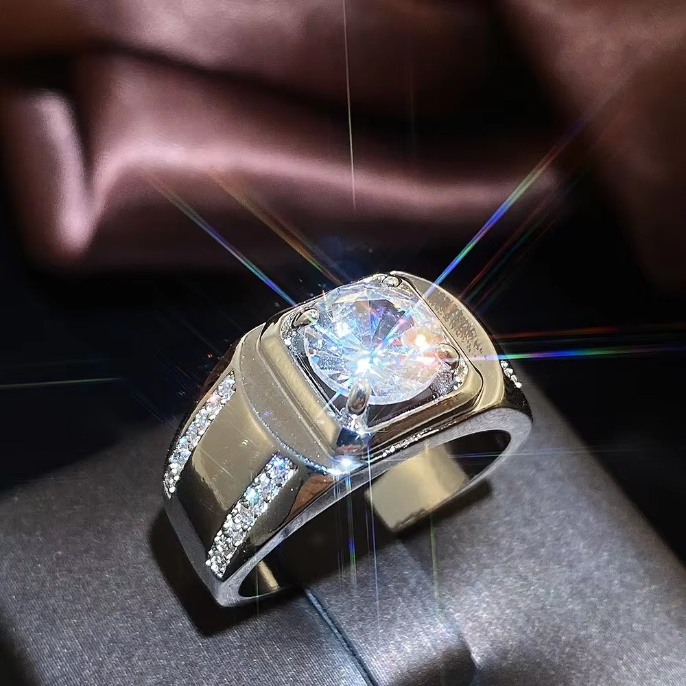 Huitan Gorgeous Men Wedding Ri - огляд і ціна Men'S Accessories Jewelry Brands