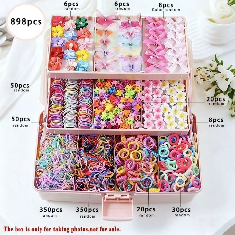 New Elastic Girls Hair Accesso - огляд і ціна Tie Clip Set