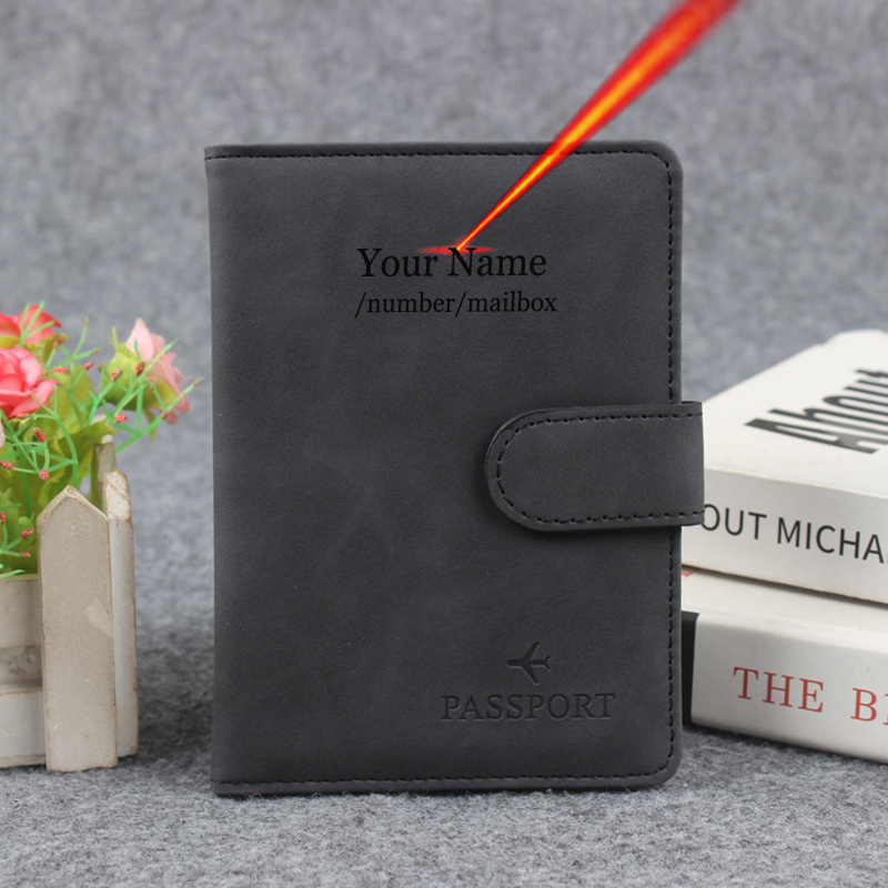 Magnetic Button Passport Cover - огляд і ціна Men'S Accessories Case