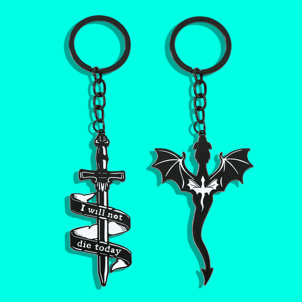 Fourth Wing Black Dragon Keych - огляд і ціна Men Accessories Pendant