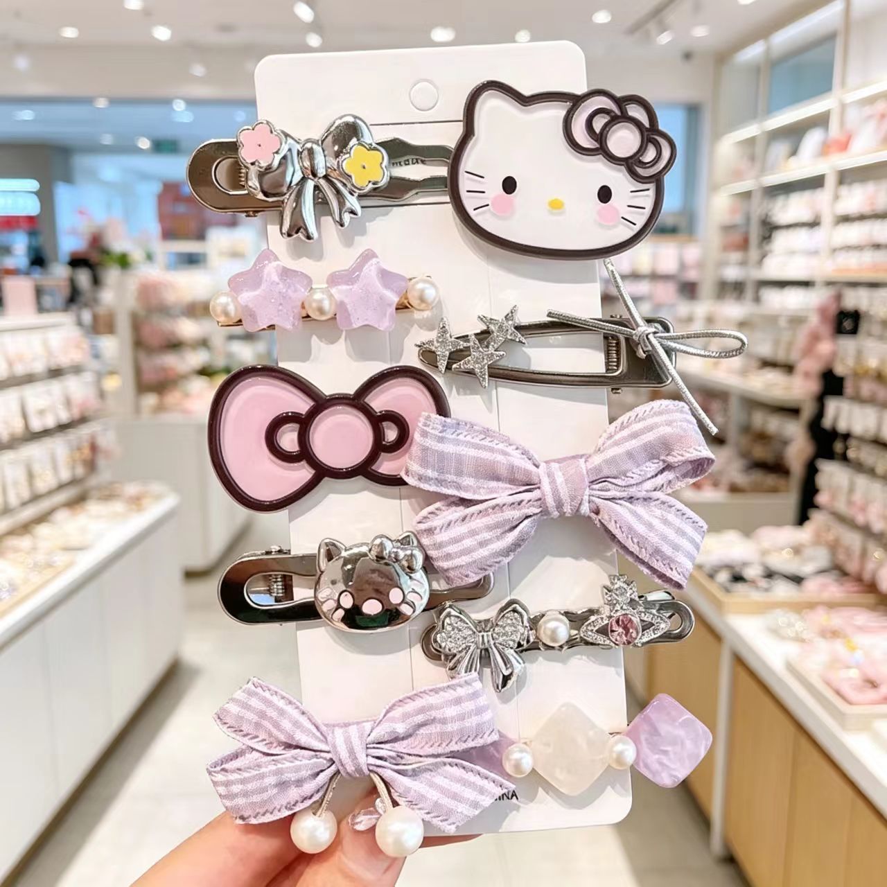 Hello Kitty Kuromi Hair Access - огляд і ціна Tie Clip Set