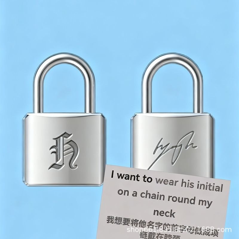 Ashionable Creative Metal Lock - огляд і ціна Men Accessories Jewelry