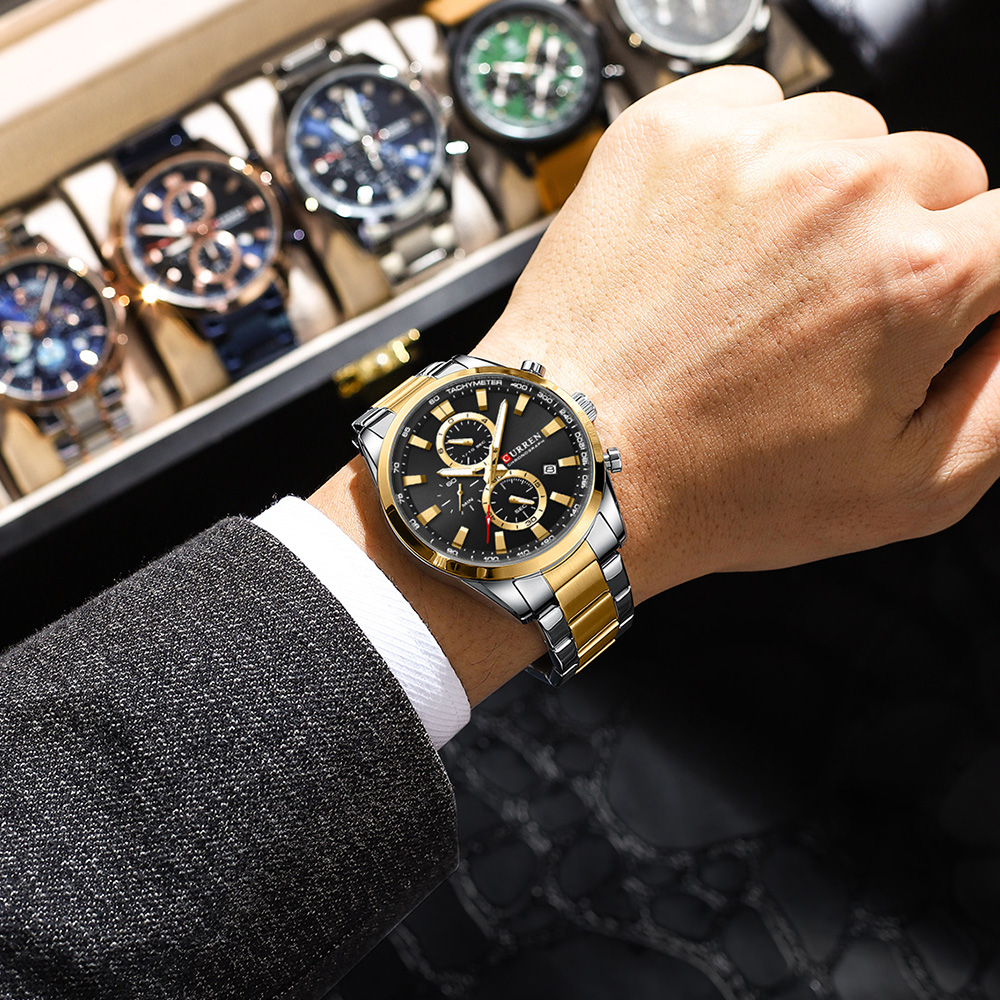 CURREN Casual Quartz Chrono Sp - огляд і ціна Men Accessories Jewelry