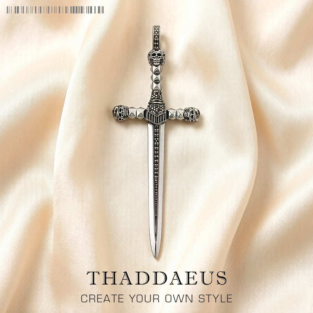 Pendant Skull Sword,Brand New  - огляд і ціна Men'S Accessories Jewelry Brands