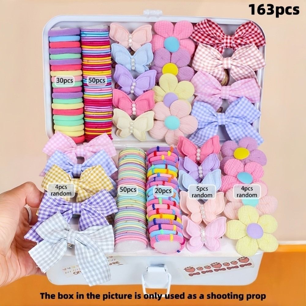 New Colorful Girls Hair Access - огляд і ціна Tie Clip Set