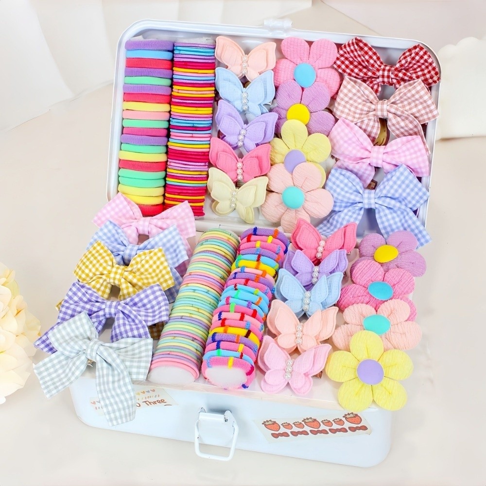 New Colorful Girls Hair Access - огляд і ціна Tie Clip Set