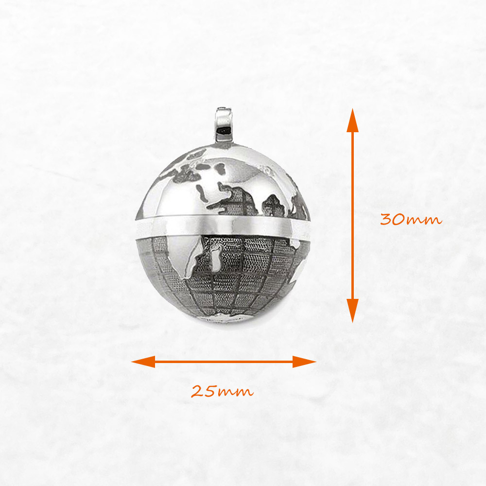 Pendant Gray Globe,Brand New F - огляд і ціна Men'S Accessories Jewelry Brands