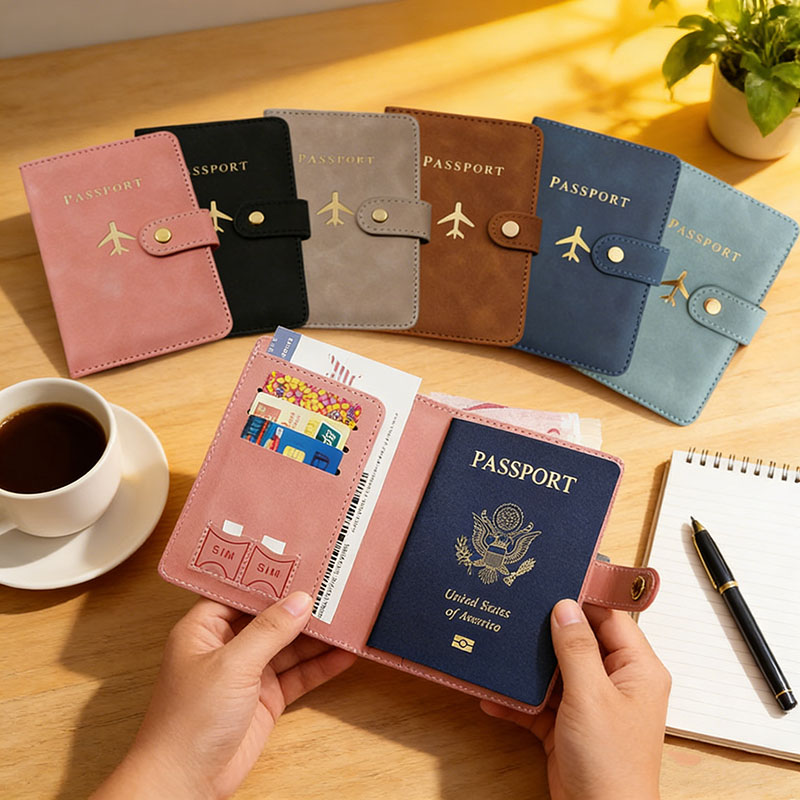Leather Passport Holder Covers - огляд і ціна Men'S Accessories Case