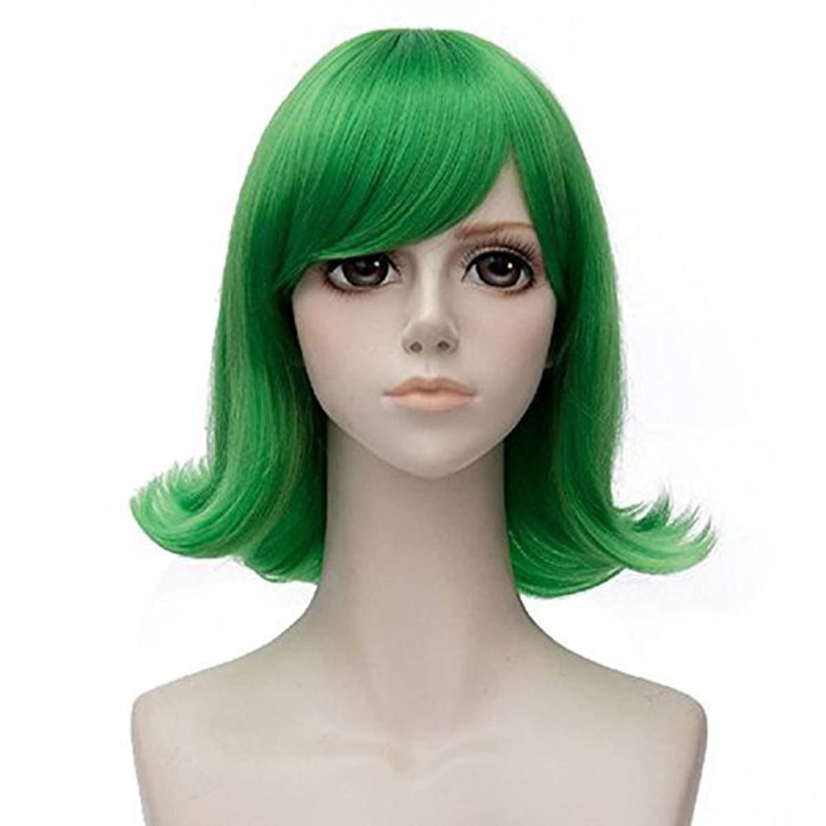 Short Green Wavy Cosplay Wigs  - огляд і ціна Men'S Vegan Accessories