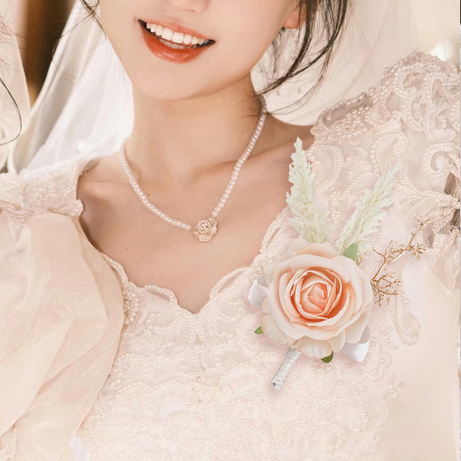 Elegant Rose Boutonniere Handm - огляд і ціна Men Accessories Elegant