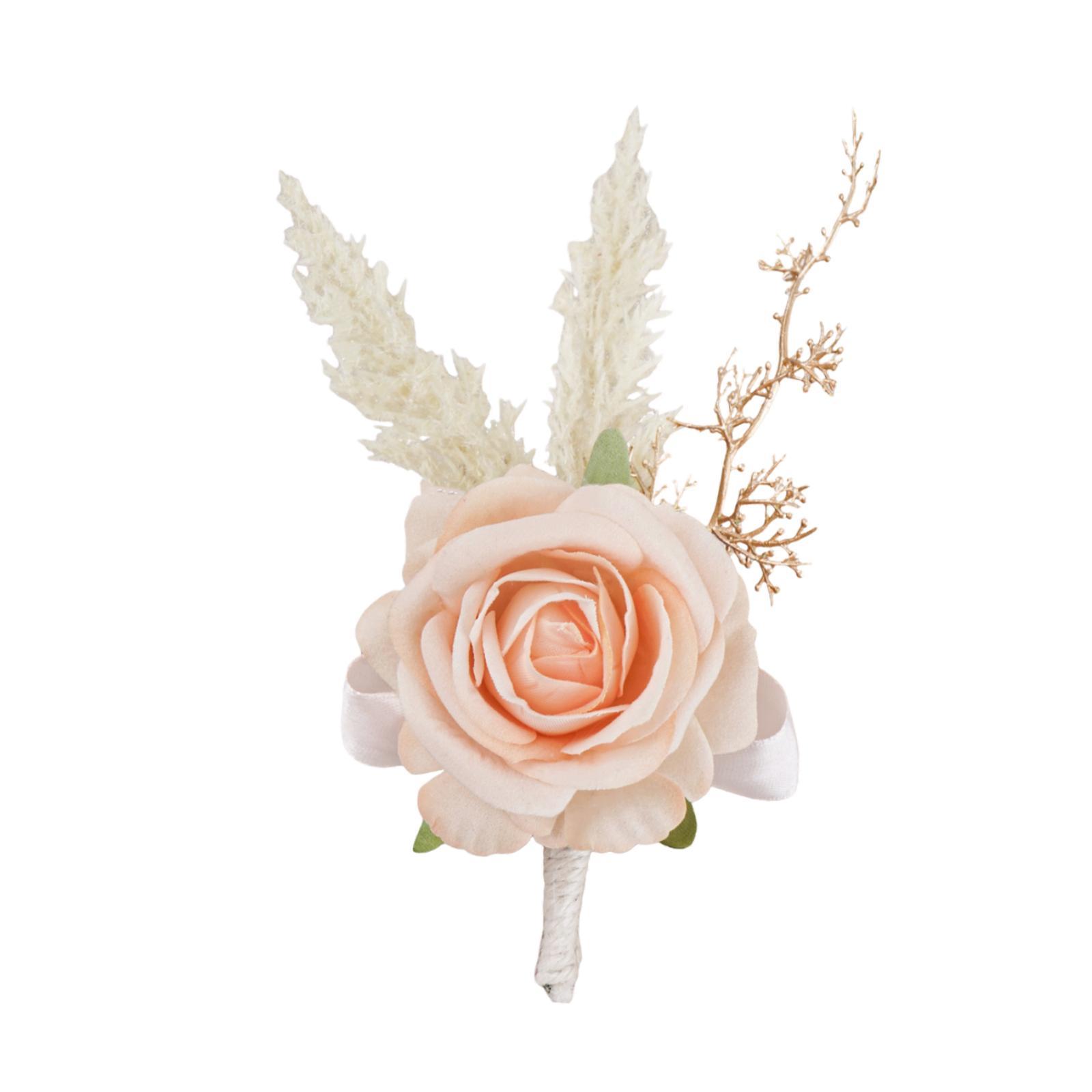 Elegant Rose Boutonniere Handm - огляд і ціна Men Accessories Elegant