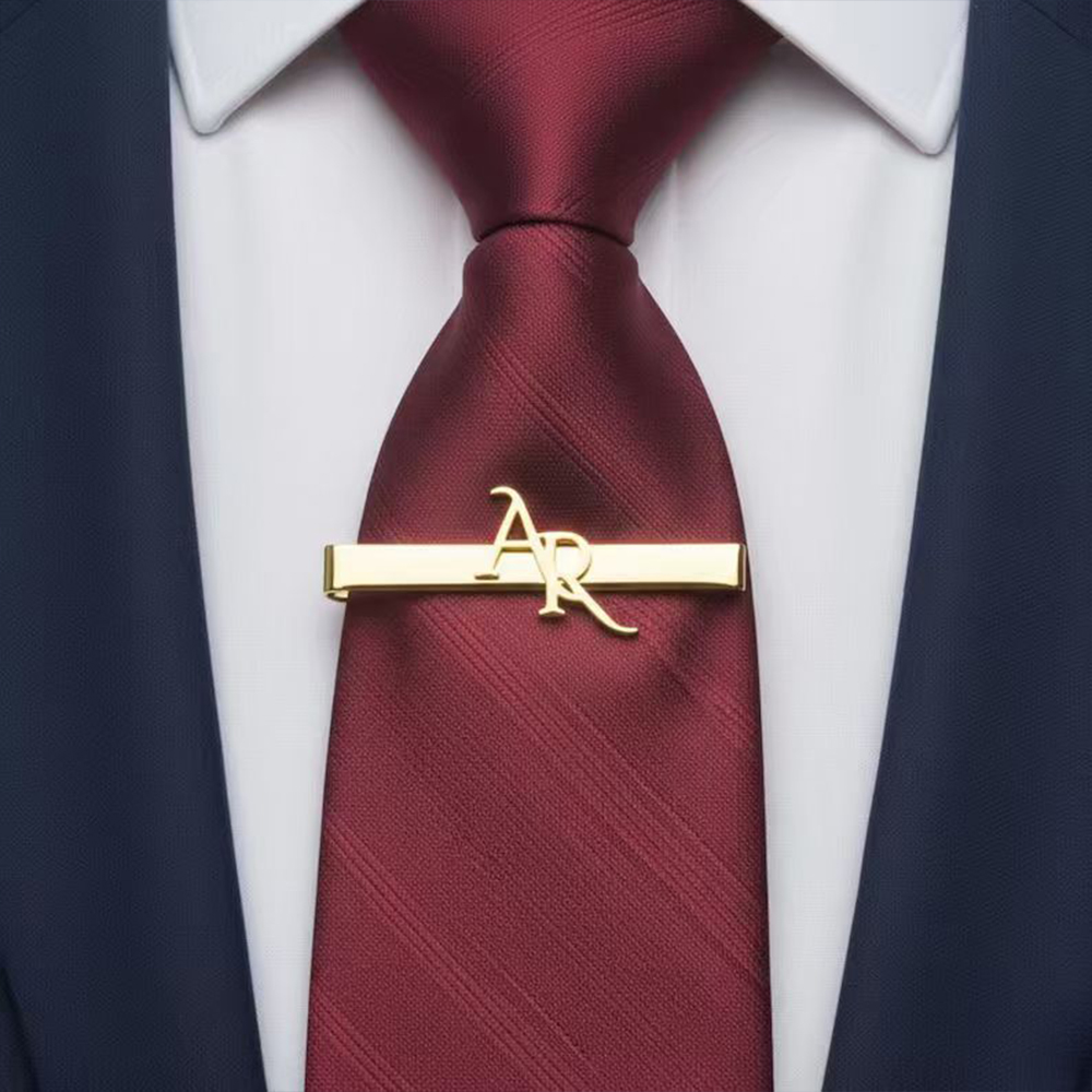 Customized Initial Stainless S - огляд і ціна Tie Clip Set
