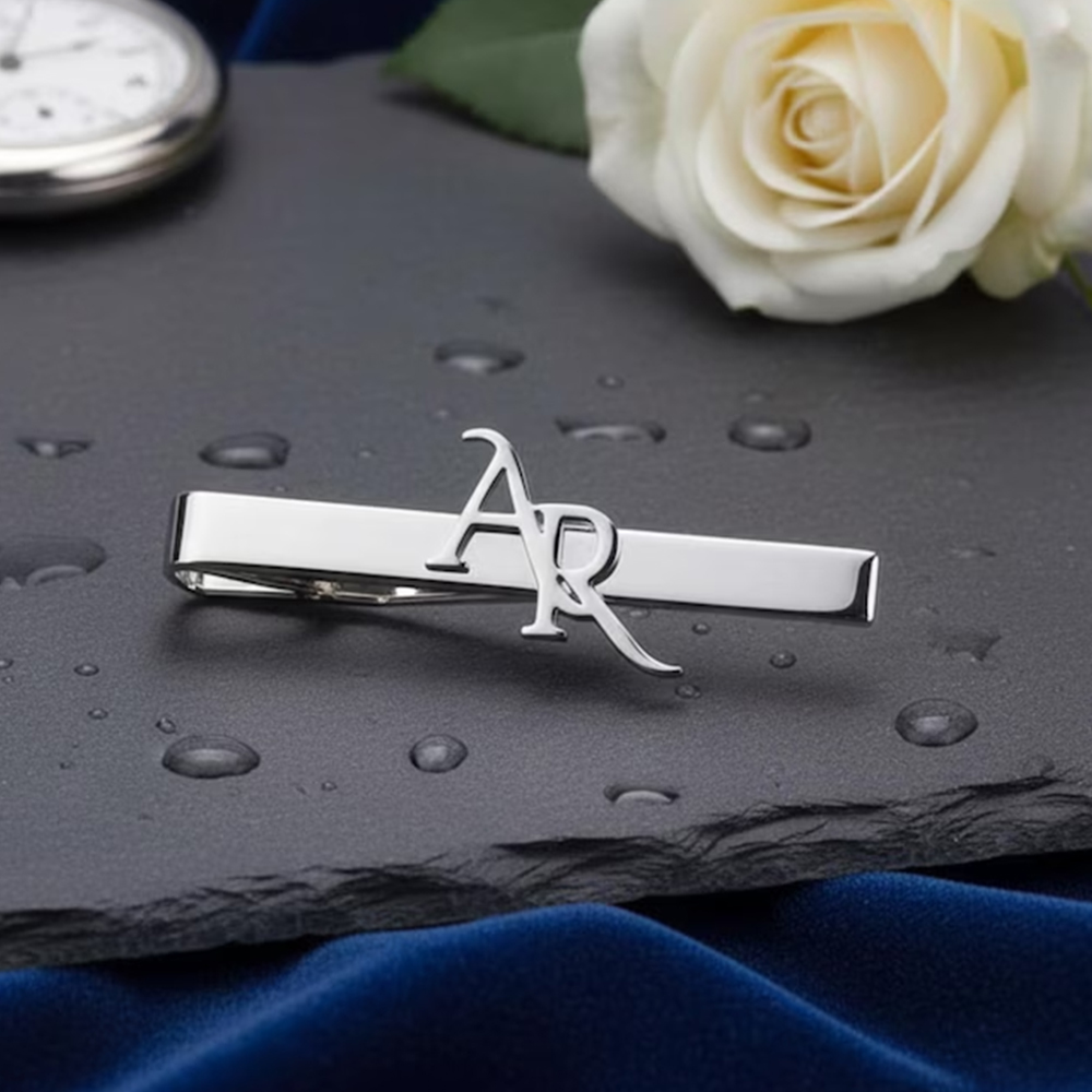 Customized Initial Stainless S - огляд і ціна Tie Clip Set