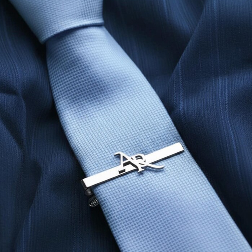 Customized Initial Stainless S - огляд і ціна Tie Clip Set