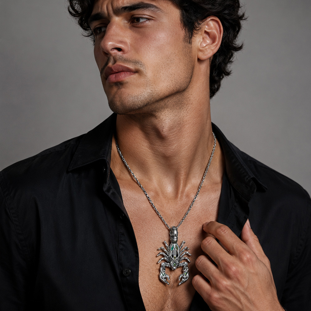 Pendant Scorpion Brand New Per - огляд і ціна Men'S Accessories Jewelry Brands
