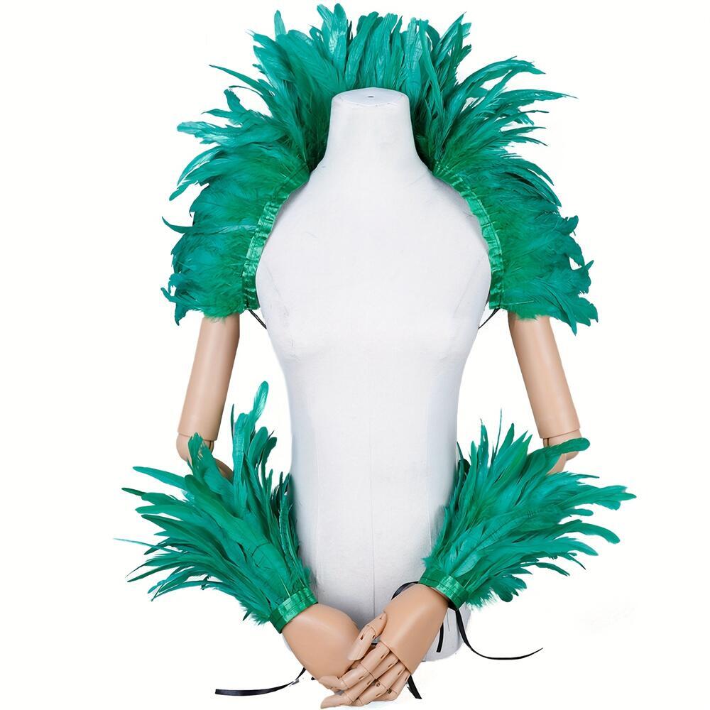 Elegant Red Feathers Women's S - огляд і ціна Men Accessories Elegant