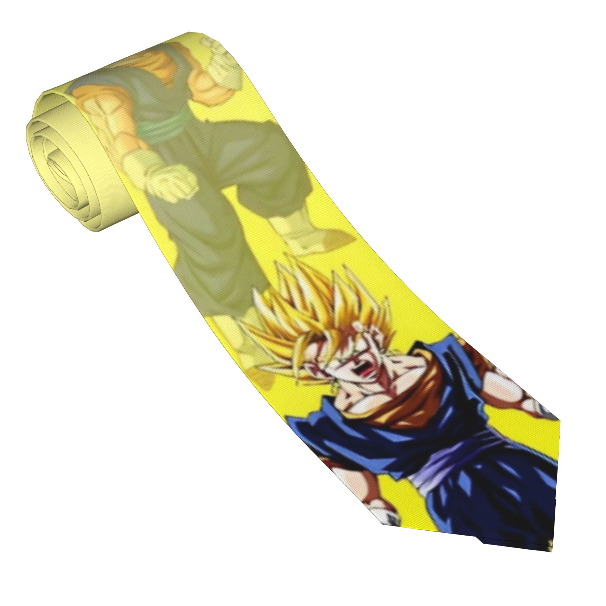 DBZ Z Characters Pattern Neckt - огляд і ціна Men Accessories Wedding