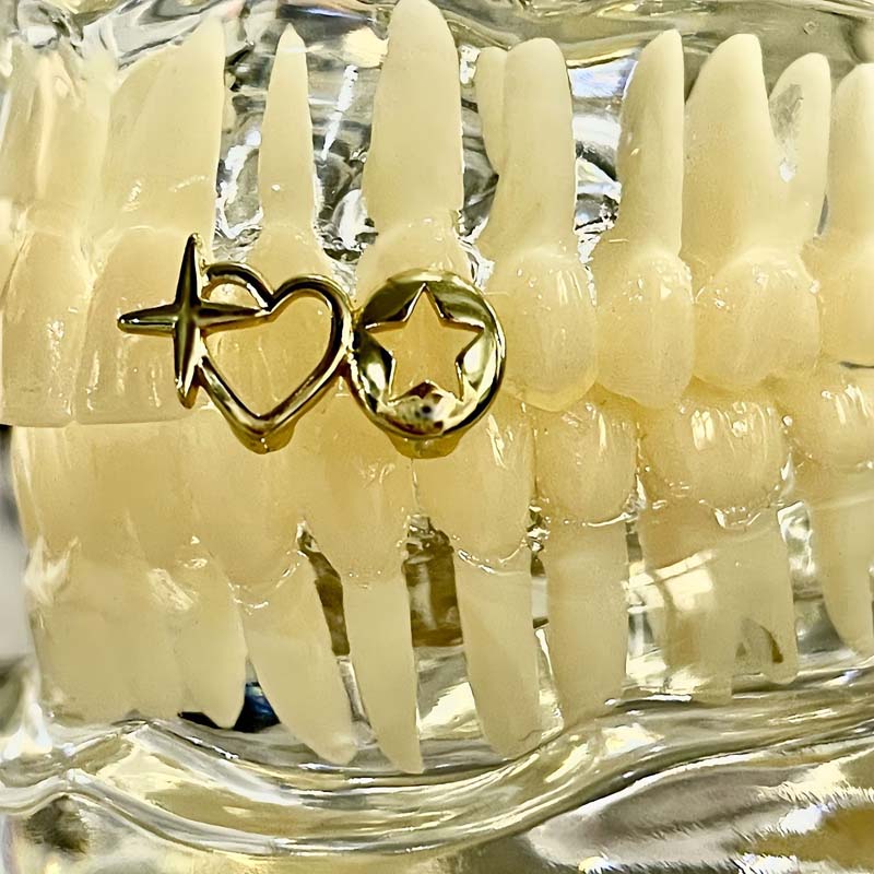 Punk Hip Hop Hollow Heart Teet - огляд і ціна Men Accessories In Silver